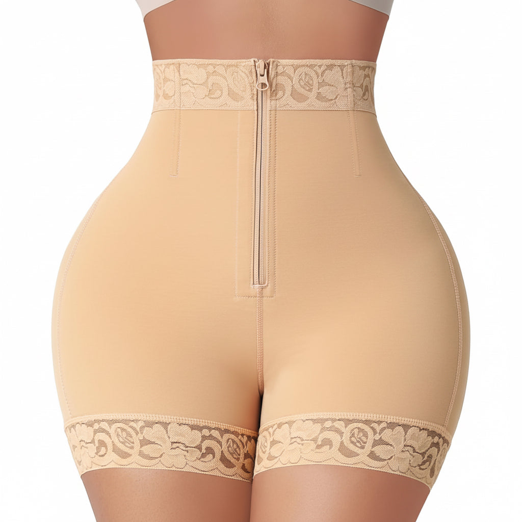 ShapeFlaire Shape Wear High Waist Shapewear Shorts